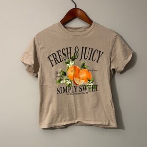 Source Unknown Beige Simply Sweet Tee